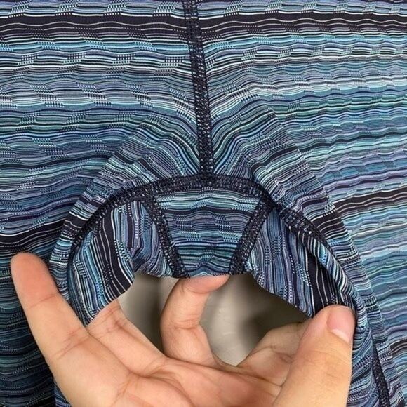 Lululemon Pace Rival Crop Space Dye Twist 21" Size 6 - Picture 5 of 10